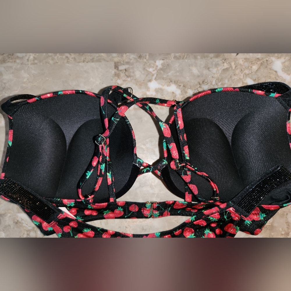 VS Swim Shine Strap Bombshell Bikini Top - Picture 3 of 3